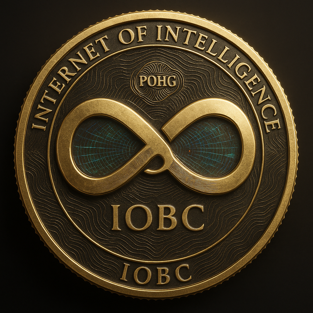 IOBC coin with the Harmony Eight symbol